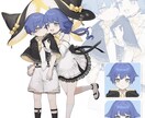 Live2D用パーツ分けイラスト、立ち絵制作します 丁寧な線画、丁寧な着色で仕上げます。 イメージ8