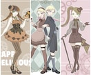商用◎2,000円～イラスト描きます アイコン／サムネイル／立ち絵／一枚絵 等 イメージ2