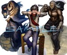 キャラクターイラスト制作いたします TRPG他SNSアイコンなどに! イメージ4