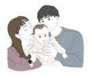 シンプルでお洒落な似顔絵描きます アイコン、プレゼントなどに☺︎ イメージ4