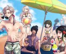 美しい色塗りと構図が魅力のイラスト制作します 仕事が欲しいです！！！！よろしくお願いします！！！！！！！！ イメージ7