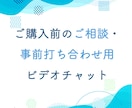 購入前にビデオチャットで相談を承ります 見積り相談ではビデオチャット使用不可のため イメージ1