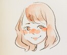 アイコン等に！水彩の優しく可愛いイラスト描きます 水彩タッチで手描きのあたたかい雰囲気が好きな方へ イメージ3