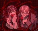 耽美な厚塗りイラスト制作します 目を引く美麗な人物画/美少年少女お任せください♥ イメージ6