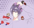 イケメンに特化したイラストます あなただけの一枚絵イラストを制作します イメージ3