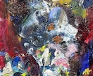 アナログ絵画の制作をします 主に抽象画・半抽象画を描きます。 イメージ4