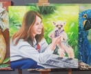 キャンバスにリアルな肖像画を描きます アクリル絵の具で描いています　個人の絵、カップル、家族 イメージ4