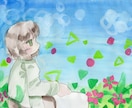 原画譲渡可！透明水彩イラスト描きます キャラクターをイメージした背景と共に個性溢れるイラストを イメージ3