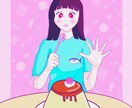 ポップで可愛いSNSアイコン、ヘッダー描きます Twitter、インスタ、YouTubeなどSNSアイコンに イメージ6