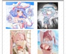 一枚絵・立ち絵描きます 男女問わず、アニメ塗りや厚塗り風も可能です！ イメージ5