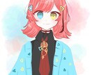 可愛いイラストお描きします SNSのアイコンなどバストアップイラスト描きます！ イメージ1