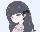 SNSアイコンに使えるイラスト描きます 髪型、髪色、目の色、あなた好みの子を描きます! イメージ1