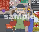 ポップなカートゥーン風イラスト作成します あなたの世界観を表現させて頂きます イメージ2