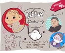 クラフトな雰囲気の似顔絵描きます ～寒い冬に懐かしいテイストをお届け～ イメージ1