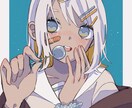 かわいいSNSアイコン作成します 女の子のイラストが得意です!早期納品可能です! イメージ1