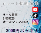 残り9枠限定価格|ショート動画・広告動画編集します 3000円ポッキリでショート動画をお作りします！ イメージ1