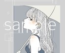 楽曲に合わせてイラスト描きます 歌ってみた/MV/CDジャケット/グッズなどにお使い下さい イメージ2