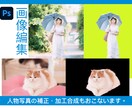 写真やイラストの色補正、加工、合成をおこないます 20年以上の経験がある画像編集のプロが作業します。 イメージ1