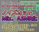 ノイズカット、 Mix、疑似ASMR化いたします プロ仕様のプラグインを使用し、貴方の声を最高のものに。 イメージ1