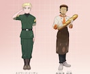キャラクター立ち絵作成します 明るく可愛いキャラでTRPGや配信を彩ります イメージ3
