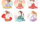 イラスト多数/和装女性のアイコンを販売しています ダウンロードするだけ♪/和装女性シリーズ イメージ8