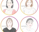 美人な似顔絵作ります あなたのお顔をより美人に仕上げる似顔絵 イメージ2