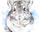 透明水彩で動物、ペットのイラストを手描きします 手描きの水彩画のイラスト原画を、ご自宅やプレゼント用に イメージ4