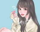 SNS♡配信♡アイコン♡ヘッダー♡イラスト描きます 可愛くて綺麗、うるうるお目目のデザインを イメージ3