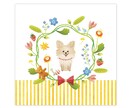 絵本タッチで描く｜愛犬オーダーイラスト描きます 世界にひとつだけの「うちの子」を、あたたかい雰囲気で描きます イメージ7