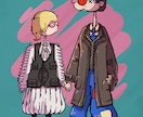カートゥーンな個性的なイラストを製作します 早期で制作、納品が可能です！！ イメージ2