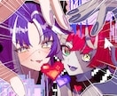 がっつり目を引くアイコン描きます 平均1週間納品！華やか＆儚げなイラストが得意です。男女〇 イメージ5