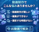 撮影不要！AIで高品質なショート動画を作ります 最新AIで素材生成から編集まで。丸投げでバズる動画を実現。 イメージ2