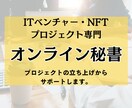 オンライン秘書が業務をサポートさせて頂きます 創業3年未満のITベンチャー、DAOの運営者様専用サービス イメージ1