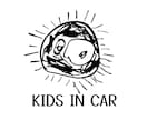 車やドアに貼れる！子供の絵をステッカーにします お子様の描いたイラストをカッティングステッカーに♪ イメージ3
