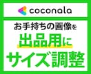 お手持ちの画像　出品用にサイズ調整をいたします せっかくの画像、出品用にピッタリサイズに調整いたします。 イメージ1