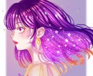 透明感のある女の子のSNSアイコン描きます 透明感のある儚い女の子アイコンをあなただけの世界観で描きます イメージ4