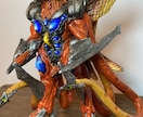 フィギュアのリペイント・塗装します 筆塗りならではの仕上がりで、怪獣ソフビを格好良く変身させます イメージ4