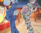 爽やか可愛い歌ってみた用イラスト描きます 動画映えする明るい絵が得意です！簡単なアニメーションも◯ イメージ10