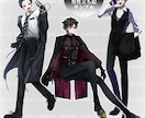 TRPG・ゲーム等の立ち絵イラストお描きします 影のあるイラストをお描きします イメージ2