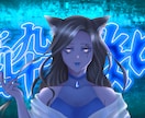 アイコン/サムネ/歌ってみたMV用イラスト描きます 商用利用可能！キレイ～カッコイイ系のイラストはおまかせを！ イメージ8