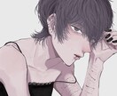 SNS用アイコンイラスト制作します 儚くて綺麗な男の子や暗めの絵を描くのが得意です イメージ4