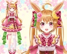 全部込みVTuberのLive2Dモデリングします キャラデザ～Live2Dモデリングまでの一括プラン！ イメージ2