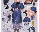イラストお描きします ドレスデザインから一枚絵、立ち絵幅広くお仕事します イメージ6