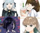 イラスト作成依頼承ります SNS等のアイコン/似顔絵/動画サムネイルなど イメージ1