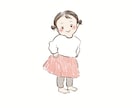 お子さんの成長記録に♡雰囲気似顔絵、お届けします ●印刷して、アイコンに、色々な用途でお使いください。 イメージ2