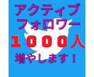 フォロワー１０００人増やします 時間をかけずに多くのフォロワーを増やしたい方へ。 イメージ1