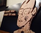 糸鋸アート(A3サイズ)作ります ウッド調のインテリアにピッタリ！新築祝いの贈り物にもオススメ イメージ1