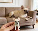 写真から作るフィギュア｜愛犬・愛猫似顔人形ます オーダーメイド 犬・猫そっくり 肖像画 うちの子 置物 イメージ3