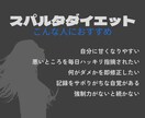 管理栄養士があなたの食事の問題点を毎日指摘します 悪い習慣を断ち切る体質へ　スパルタダイエット イメージ3