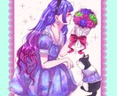 お写真をもとに可愛い似顔絵描きます SNSアイコン、ウェルカムボード、記念日、サプライズ等に☆ イメージ4